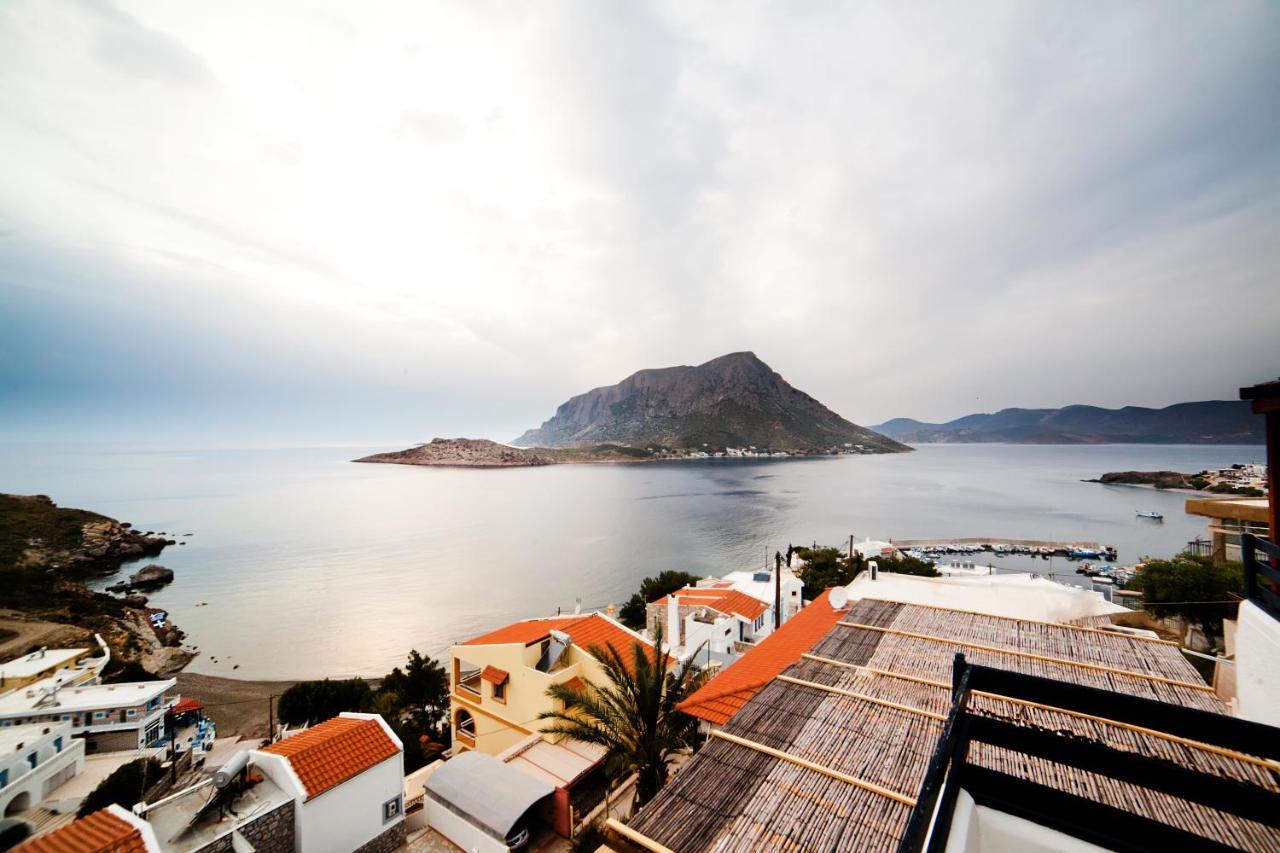 Blue Dawn Kalymnos Aparthotel Myrties Bagian luar foto