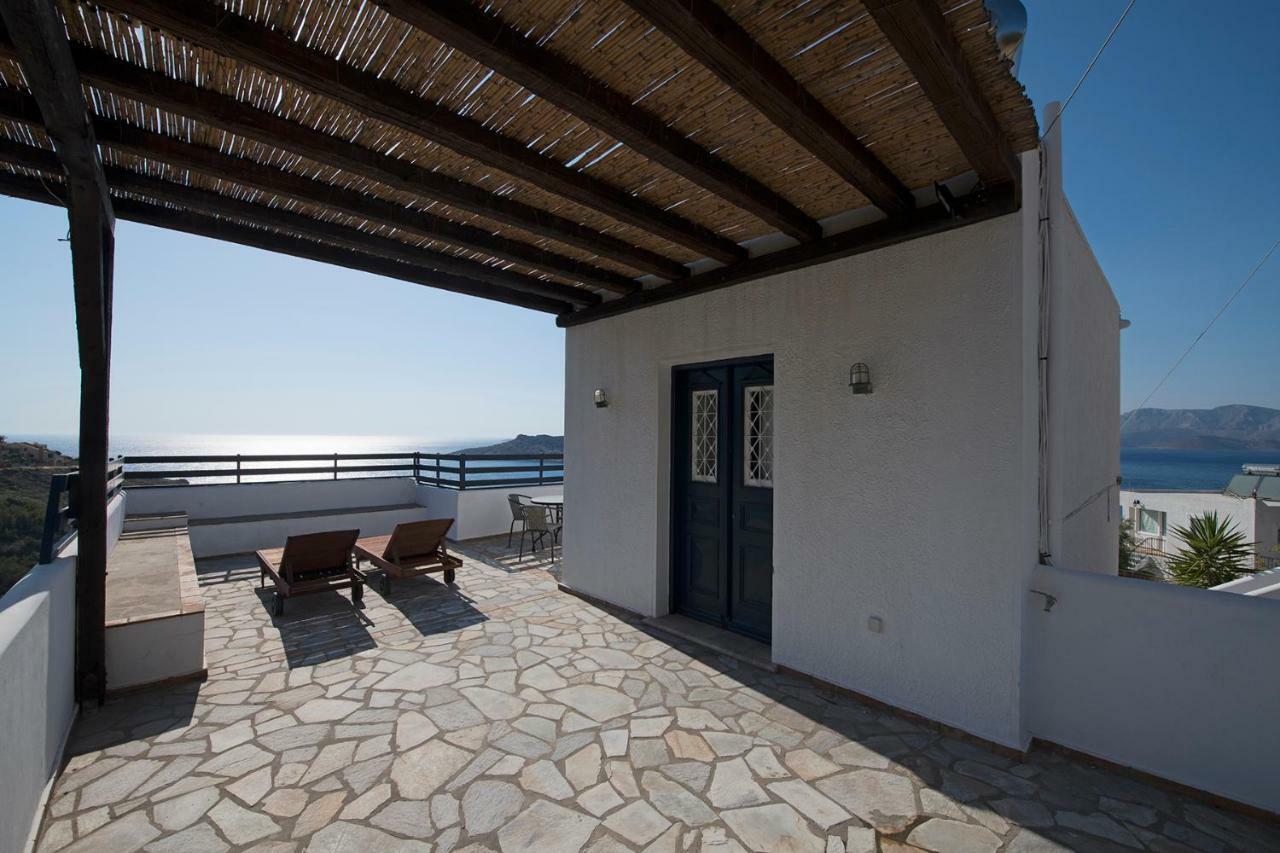 Blue Dawn Kalymnos Aparthotel Myrties Bagian luar foto